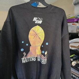 Black Graphic Men's Sweater